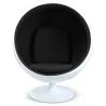 Ball Design Armchair - Upholstered in Faux Leather - Batton image 7