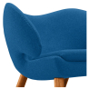 Buy Fabric Upholstered Armchair - Scandinavian Design - Pelitano Black 16506 home delivery