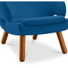 Buy Fabric Upholstered Armchair - Scandinavian Design - Pelitano Black 16506 with a guarantee