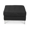 Designer Armchair with Footrest - Upholstered in Cashmere - Konel image 7