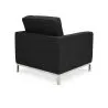 Designer Armchair with Footrest - Upholstered in Cashmere - Konel image 7