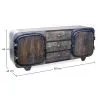 Wooden TV Stand - Retro Industrial Design - Shell image 7