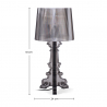 Buy Table Lamp - Small Design Living Room Lamp - Bour Transparent 29290 in the United Kingdom