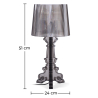 Buy Table Lamp - Small Design Living Room Lamp - Bour Transparent 29290 - prices