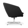 Buy Iven Lounge Chair - Faux Leather Black 16752 at Privatefloor
