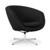 Buy Iven Lounge Chair - Faux Leather Black 16752 - prices