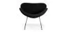 Designer Armchair with Footrest - Upholstered in Leather - Chunk image 7