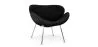 Designer Armchair with Footrest - Upholstered in Leather - Chunk image 7