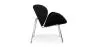 Designer Armchair with Footrest - Upholstered in Leather - Chunk image 7