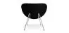 Designer Armchair with Footrest - Upholstered in Leather - Chunk image 7