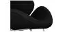 Designer Armchair with Footrest - Upholstered in Leather - Chunk image 7