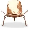 Design Armchair - Scandinavian Style - Upholstered in Pony - Lucy image 7