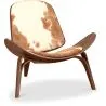Design Armchair - Scandinavian Style - Upholstered in Pony - Lucy image 7