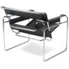 Lounge Chair - Leatherette & Metal - Ivan image 7