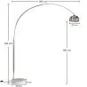 Floor Lamp with Marble Base - Living Room Lamp - Bouw image 7