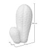 Medium White Cactus Decorative Figure image 7
