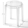 Stool Low Transparent - 47cm - Arthur image 7
