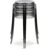Industrial Design Bar Stool - Transparent - 47cm - Victoria Queen image 7