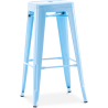 Bar Stool - Industrial Design - Steel - 76cm - Stylix image 7