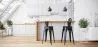 Bar Stool with Backrest Industrial Design - 60cm - Stylix image 7