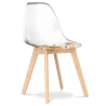 Buy Transparent Dining Chair - Scandinavian Style - Lucy Transparent 58592 - in the UK