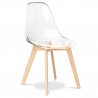 Buy Transparent Dining Chair - Scandinavian Style - Lucy Transparent 58592 in the United Kingdom