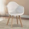 Dining Chair with Armrests - Scandinavian Style - Dominic image 7