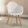 Dining Chair with Armrests - Scandinavian Style - Dominic image 7