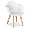 Dining Chair with Armrests - Scandinavian Style - Dominic image 7