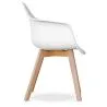 Dining Chair with Armrests - Scandinavian Style - Dominic image 7