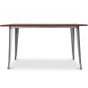 Rectangular Dining Table - Industrial - Wood - Tawny image 7