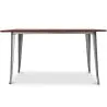Rectangular Dining Table - Industrial - Wood - Tawny image 7