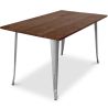 Rectangular Dining Table - Industrial - Wood - Tawny image 7