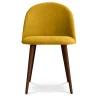 Dining Chair - Upholstered in Fabric - Scandinavian Style - Evelyne image 7