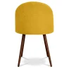 Dining Chair - Upholstered in Fabric - Scandinavian Style - Evelyne image 7