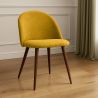 Dining Chair - Upholstered in Fabric - Scandinavian Style - Evelyne image 7