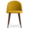 Buy Dining Chair - Upholstered in Fabric - Scandinavian Style - Evelyne Yellow 58982 at Privatefloor