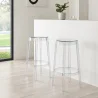Transparent Design Stool - 65cm - Arthur image 7