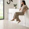 Transparent Design Stool - 65cm - Arthur image 7