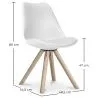 Dining Chair - Scandinavian Style - Denisse image 7
