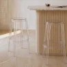 Transparent Design Stool - 75cm - Arthur image 7