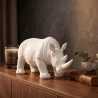Decorative Figure Rhino - Matte White - Rhyn image 7