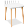 Buy Wooden Dining Chair - Scandinavian Design - Joy White 59145 in the United Kingdom
