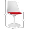 Dining Chair - White Swivel Chair - Tulip image 7