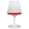 Buy Dining Chair - White Swivel Chair - Tulip Red 59156 - in the UK
