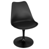 Buy Dining Chair - Black Swivel Chair - Tulip Black 59159 in the United Kingdom