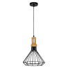 Buy Retro Ceiling Lamp - Design Pendant Lamp - Vilma Black 59162 - in the UK