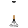 Buy Retro Ceiling Lamp - Design Pendant Lamp - Vilma Black 59162 - prices