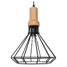 Buy Retro Ceiling Lamp - Design Pendant Lamp - Vilma Black 59162 at Privatefloor