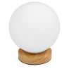 Buy Table Lamp - Globe Design Living Room Lamp - Mon Natural wood 59169 at Privatefloor